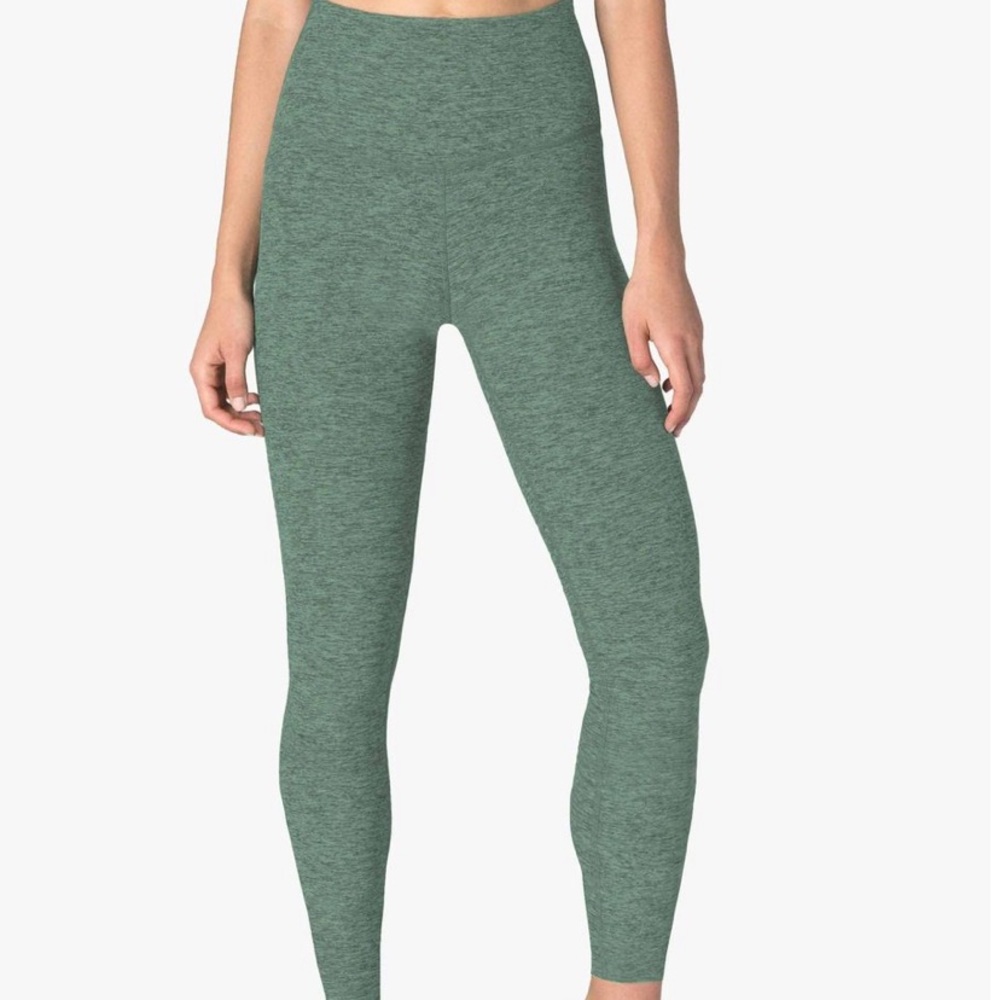Beyond Yoga Midi High Waisted Legging Green S